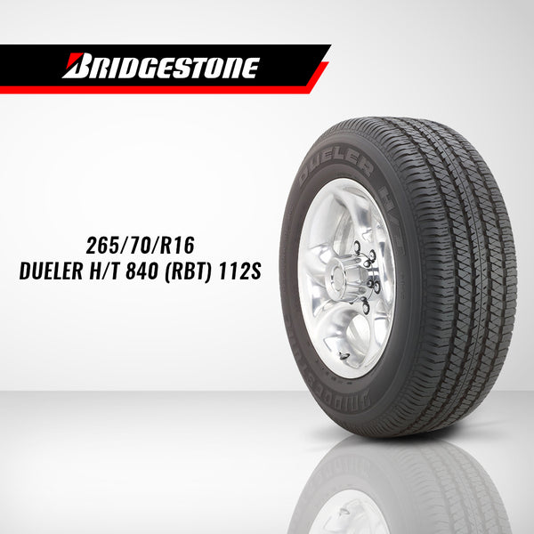 Bridgestone Dueler H/T 840 RBT 265/70/R16 112S - GULONG.PH